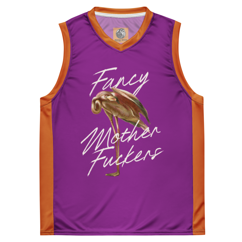 Custom Fancy Mother Fucker Basketball Jersey Effin Birds 8074