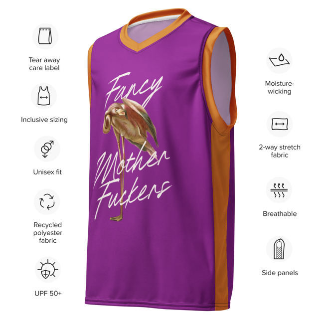 Custom Fancy Mother Fucker Basketball Jersey