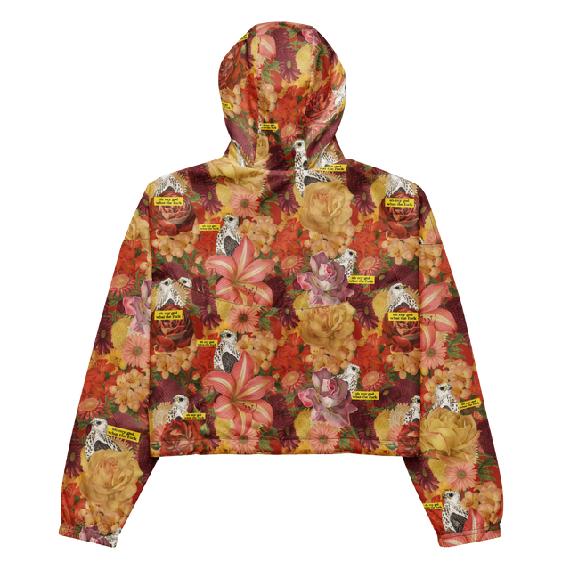 Oh My God, What The Fuck Hawaiian Cropped Windbreaker