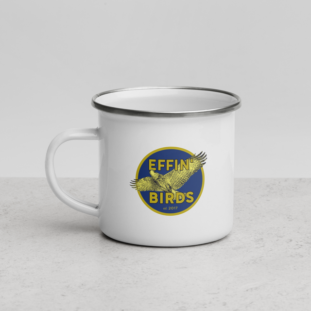 Eat My Nuts Jeff Bezos Enamel Mug