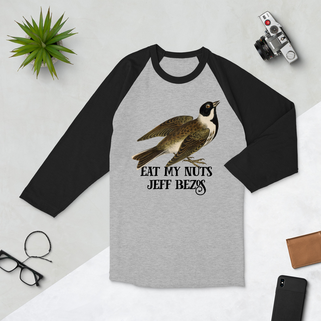 Eat My Nuts Jeff Bezos Baseball Tee