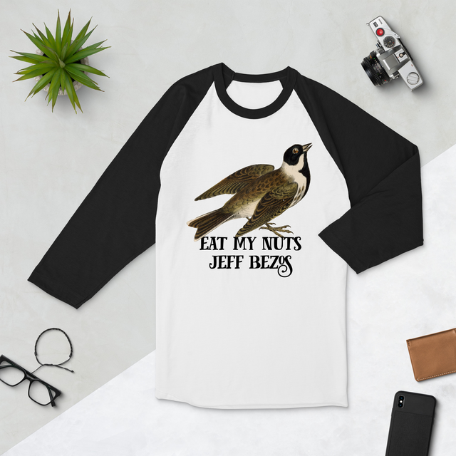 Eat My Nuts Jeff Bezos Baseball Tee