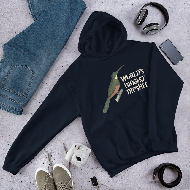 World's Biggest Dipshit Hooded Sweatshirt