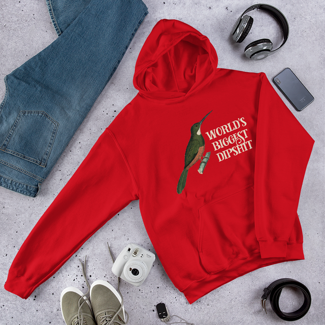 World's Biggest Dipshit Hooded Sweatshirt